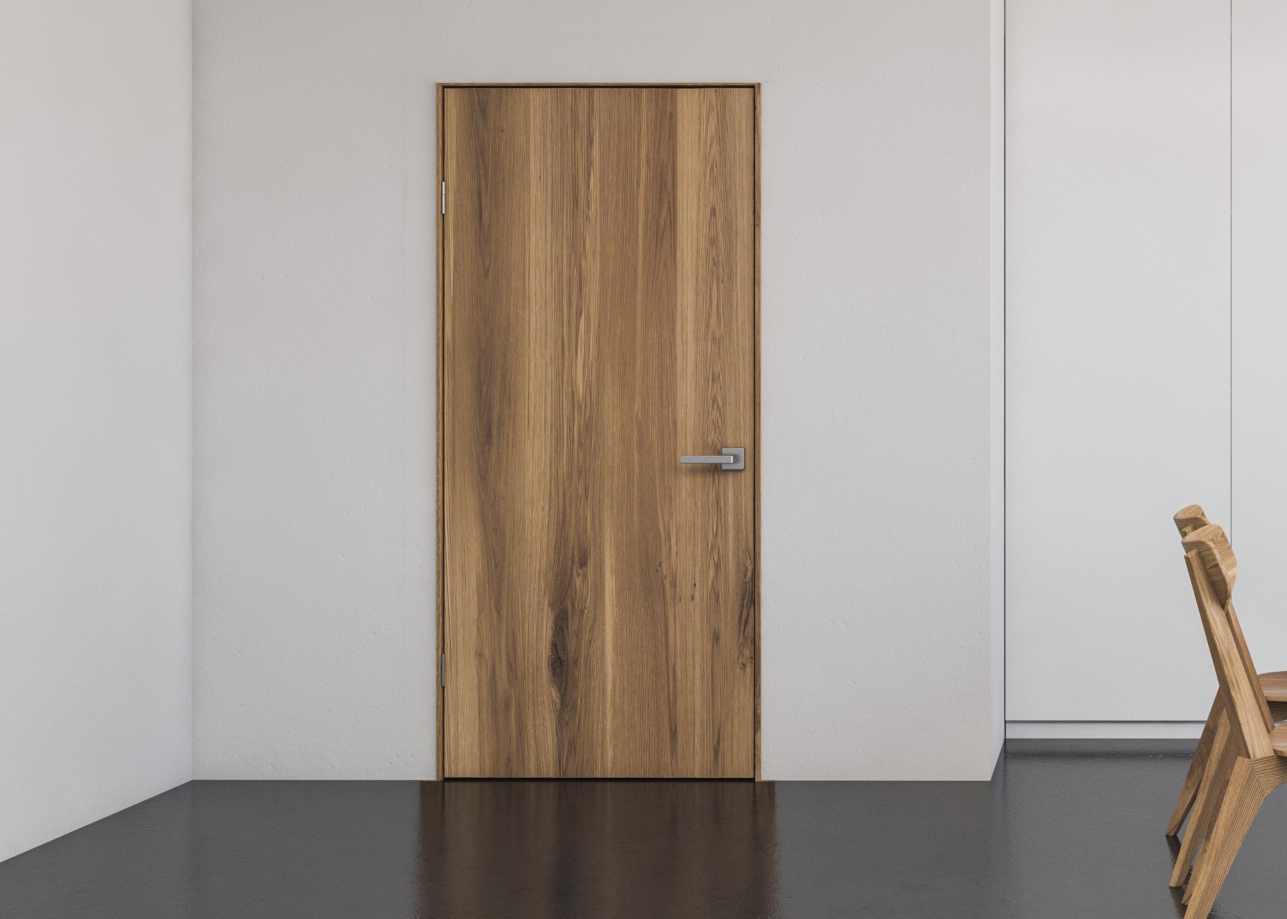 Interior Minimalist Wooden Door Jamb